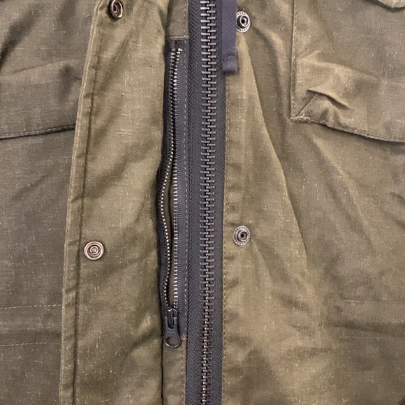Olive Green Aritzia Community Down Coat - Picture 3 of 12